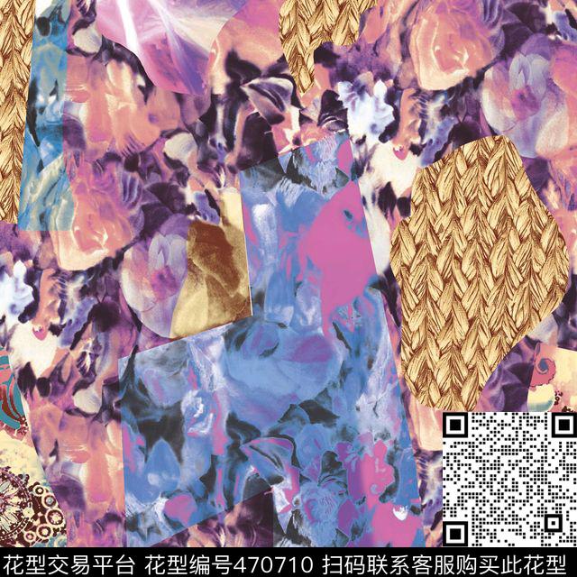 潮流大牌大牌风格迷彩木纹元素数码印花华亿平台下载（图片编号: 470710） - 瓦栏（Walan）