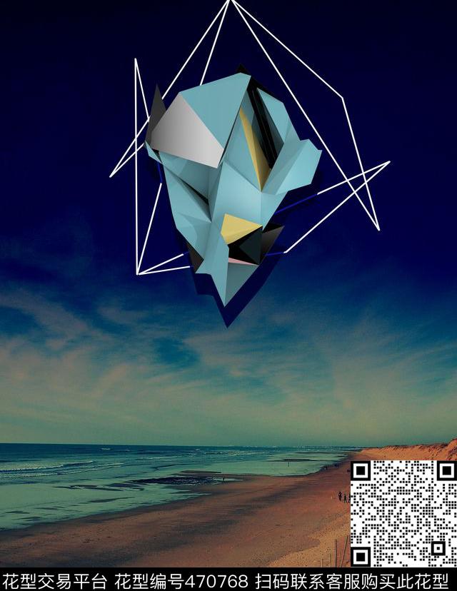 t恤华亿平台潮流风景数码印花华亿平台下载（图片编号: 470768） - 瓦栏（Walan）