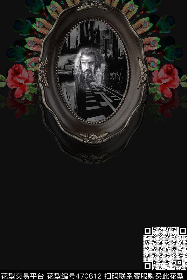 建筑头像拼图数码印花华亿平台下载（图片编号: 470812） - 瓦栏（Walan）