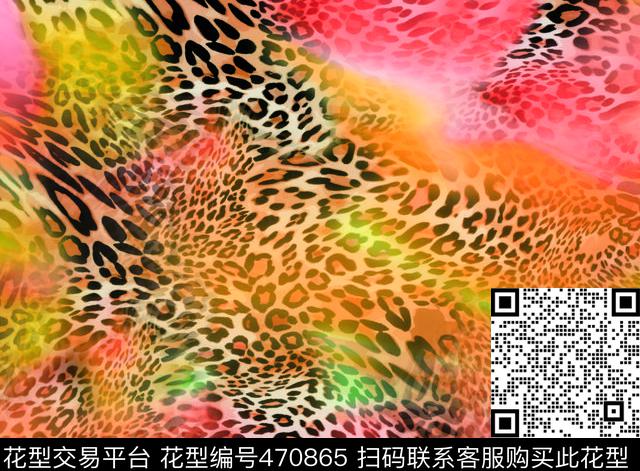 豹纹动物皮毛豹子毛数码印花华亿平台下载（图片编号: 470865） - 瓦栏（Walan）