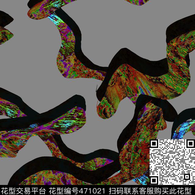 立体感创意面料创意图案数码印花华亿平台下载（图片编号: 471021） - 瓦栏（Walan）