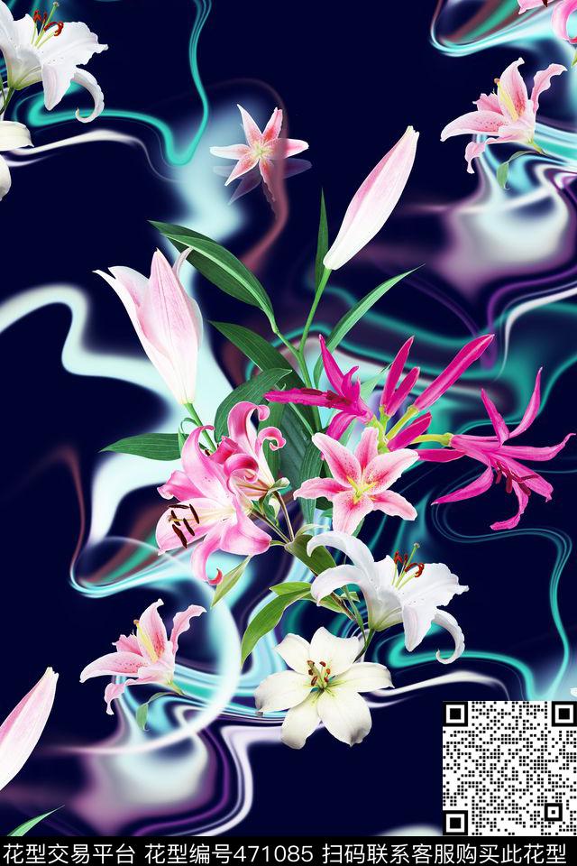 百合定位羽希--定位女装数码印花华亿平台下载（图片编号: 471085） - 瓦栏（Walan）