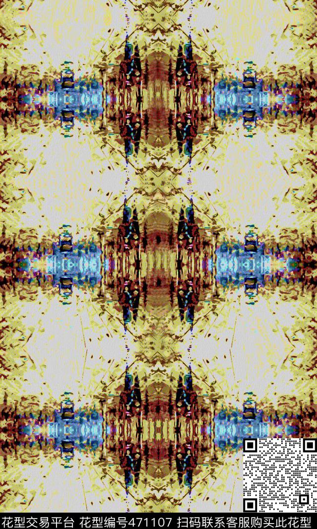 时尚潮流现代数码印花华亿平台下载（图片编号: 471107） - 瓦栏（Walan）