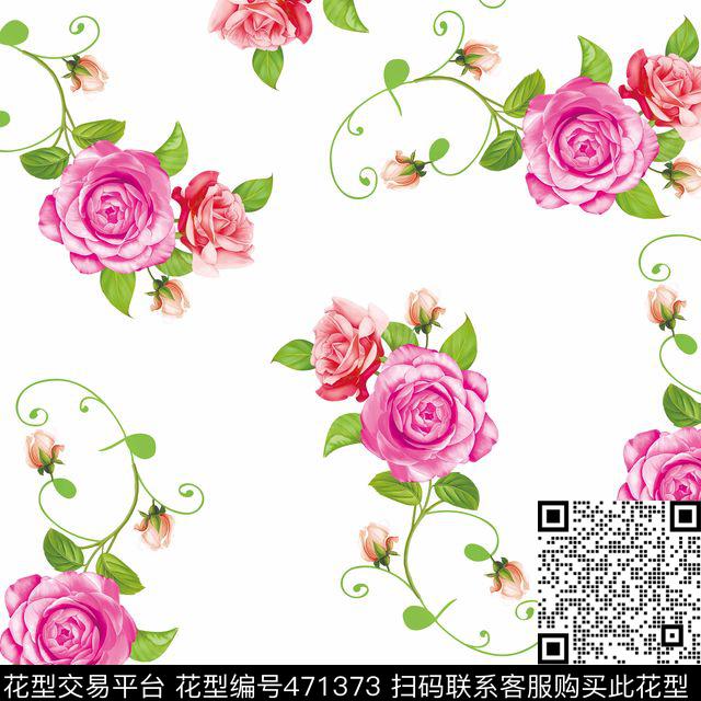 花朵沙发布艺女装数码印花华亿平台下载（图片编号: 471373） - 瓦栏（Walan）