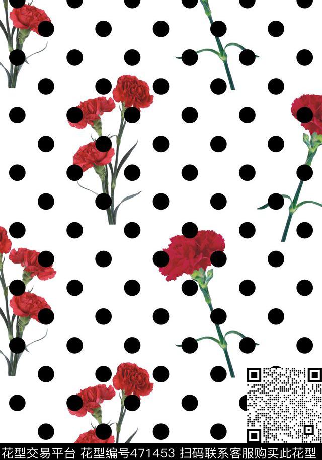 康乃馨香石竹狮头石竹麝香石竹大花石竹荷兰石竹红色康乃馨玫红色康乃馨花卉植物圆点女装衬衣连衣裙雪纺印花几何碎花小碎花大花方块衬衫印花简单时尚大牌潮流印花女装印花传统印花T恤印花女装波点印花数码印花华亿平台下载（图片编号: 471453） - 瓦栏（Walan）