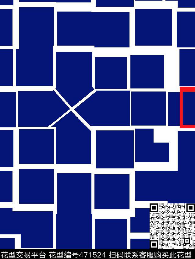 男装衬衫几何双色创意格子传统印花华亿平台下载（图片编号: 471524） - 瓦栏（Walan）