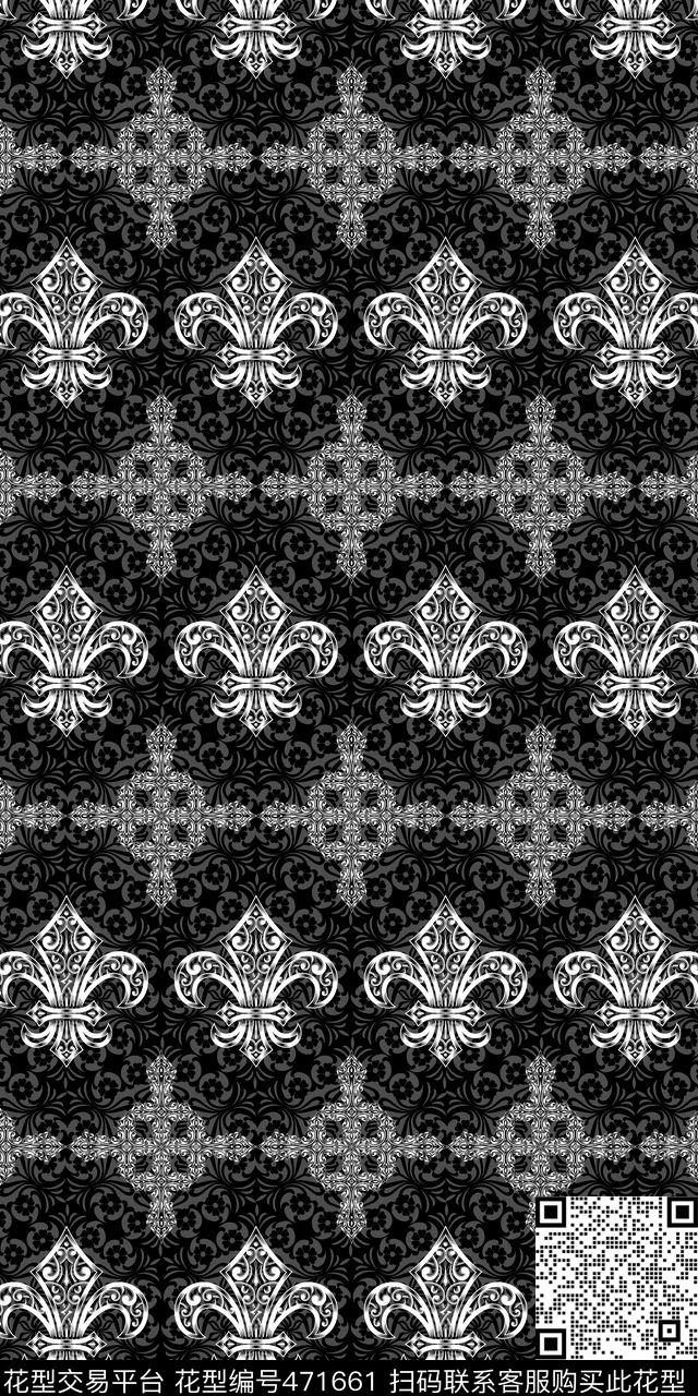 暗花潮流大牌传统印花华亿平台下载（图片编号: 471661） - 瓦栏（Walan）