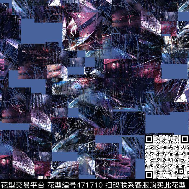 笔刷风景复古数码印花华亿平台下载（图片编号: 471710） - 瓦栏（Walan）