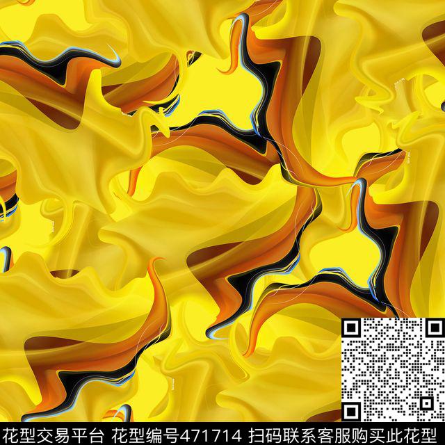 复古花瓣男装华亿平台数码印花华亿平台下载（图片编号: 471714） - 瓦栏（Walan）