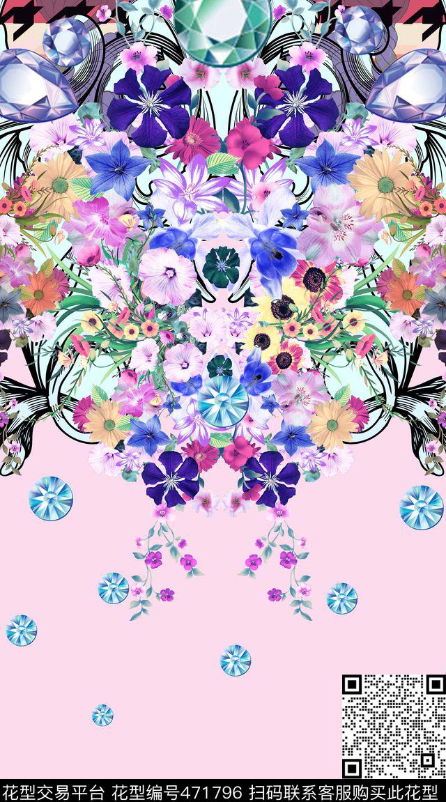 男女泳装二方连续抽象几何
花鸟植物数码印花华亿平台下载（图片编号: 471796） - 瓦栏（Walan）