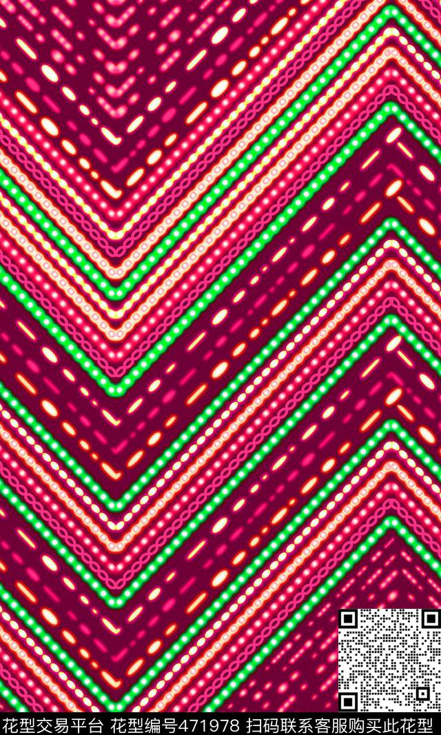 民族珠仔发光效果时尚女装时尚童装数码印花华亿平台下载（图片编号: 471978） - 瓦栏（Walan）