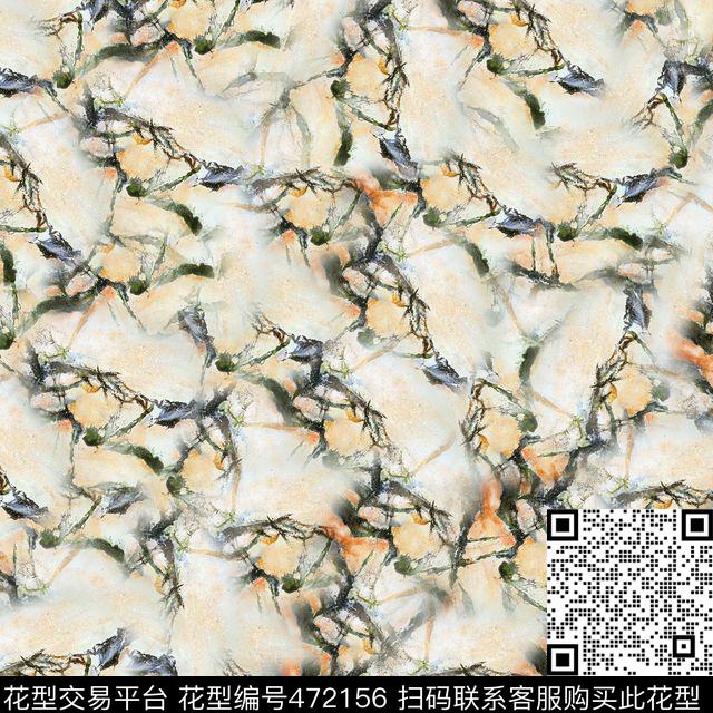 时尚笔触闪电数码印花华亿平台下载（图片编号: 472156） - 瓦栏（Walan）