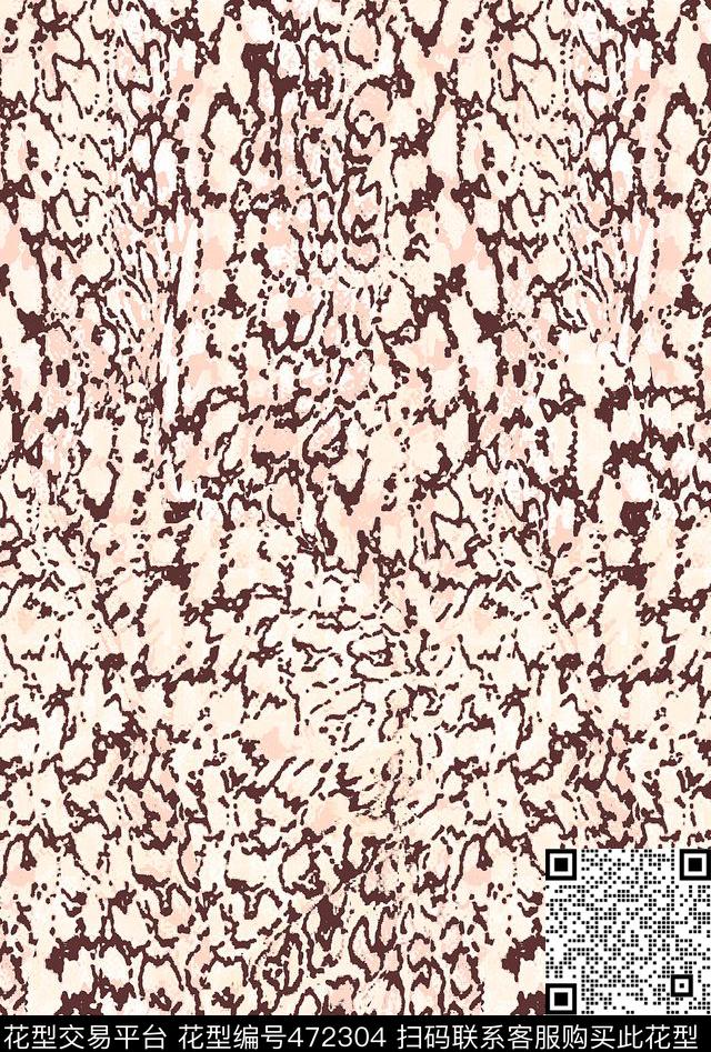 流行时尚抽象豹纹纹路欧美数码印花华亿平台下载（图片编号: 472304） - 瓦栏（Walan）