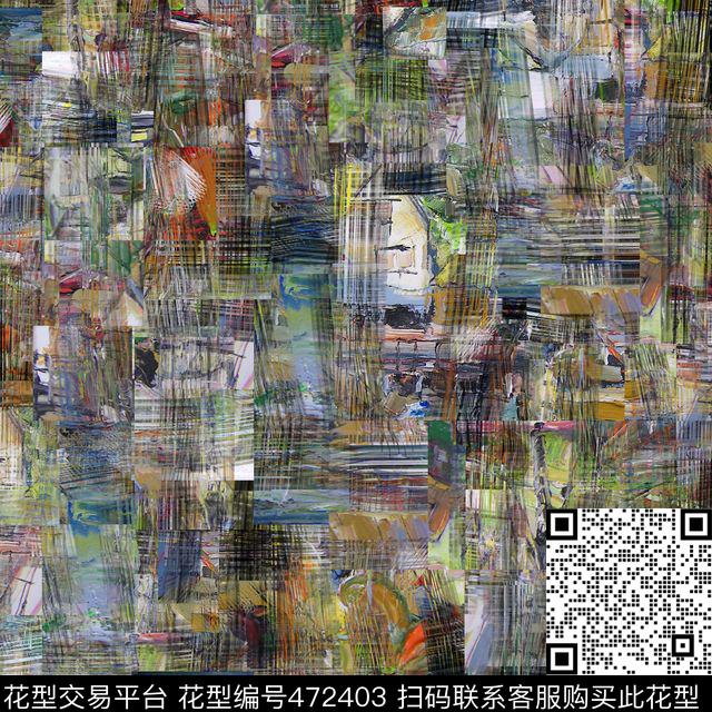 潮流复古男装华亿平台数码印花华亿平台下载（图片编号: 472403） - 瓦栏（Walan）