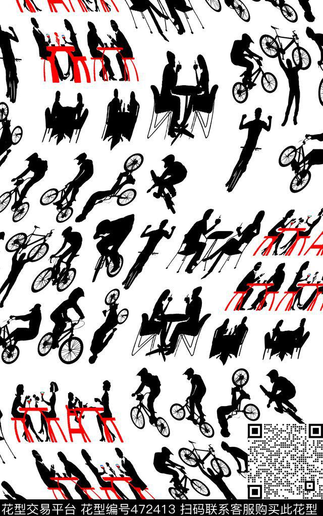 户外休闲自在传统印花华亿平台下载（图片编号: 472413） - 瓦栏（Walan）