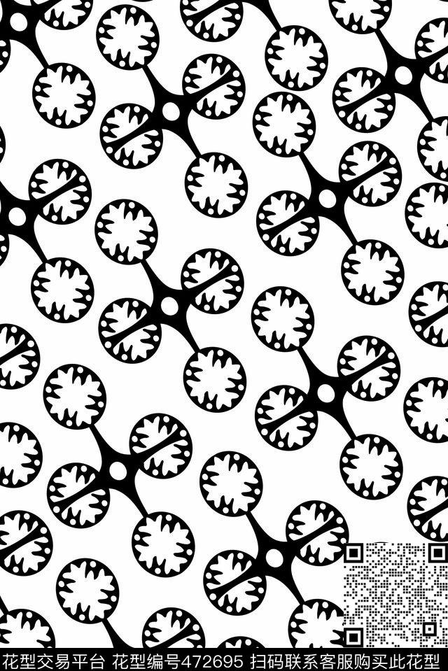 田园花随意传统印花华亿平台下载（图片编号: 472695） - 瓦栏（Walan）