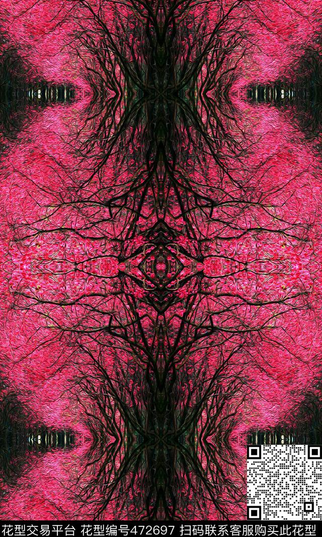 时尚现代潮流数码印花华亿平台下载（图片编号: 472697） - 瓦栏（Walan）