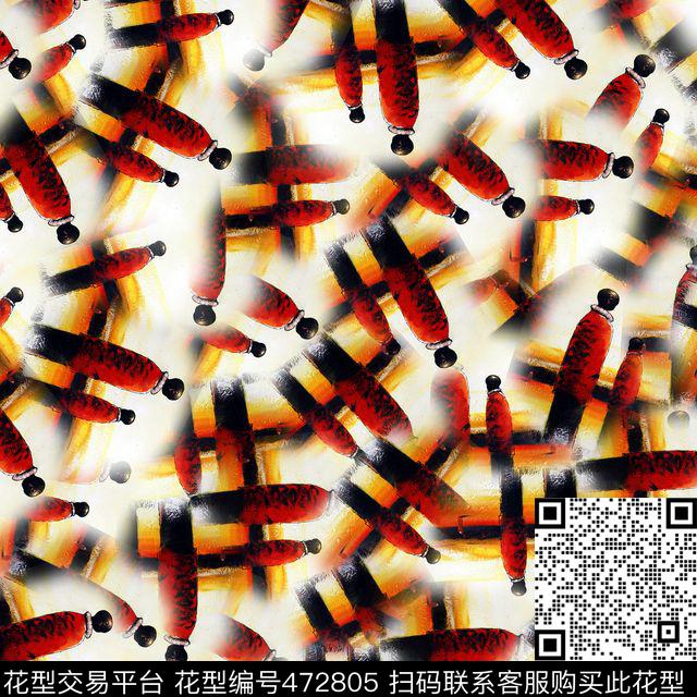 非洲红衣小头黑人数码印花华亿平台下载（图片编号: 472805） - 瓦栏（Walan）