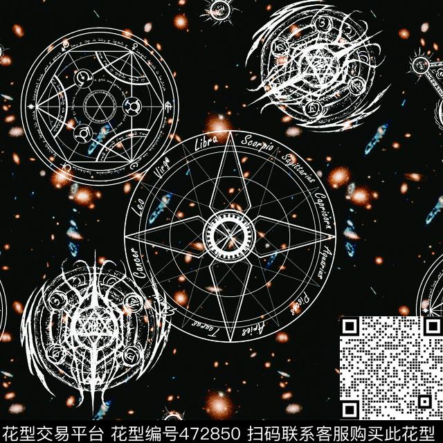 男装华亿平台星盘、星际、星空男装数码印花华亿平台下载（图片编号: 472850） - 瓦栏（Walan）