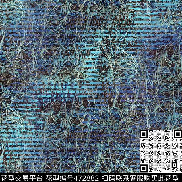 绿条纹肌理数码印花华亿平台下载（图片编号: 472882） - 瓦栏（Walan）