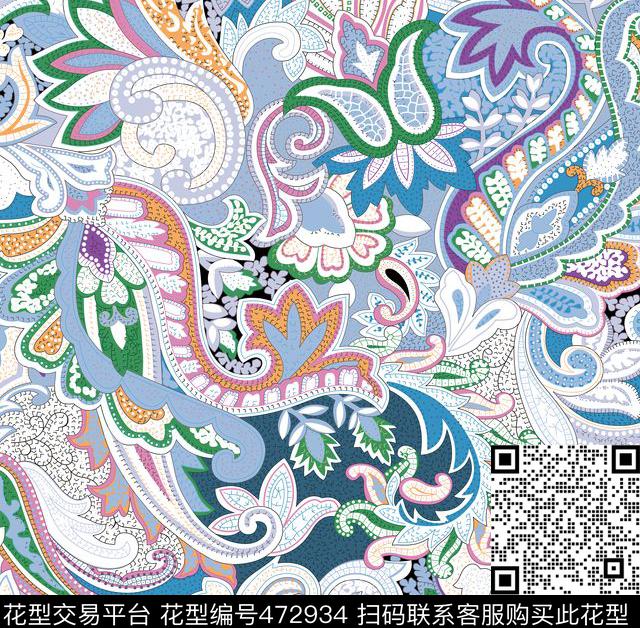 宫廷风花卉大理石数码印花华亿平台下载（图片编号: 472934） - 瓦栏（Walan）