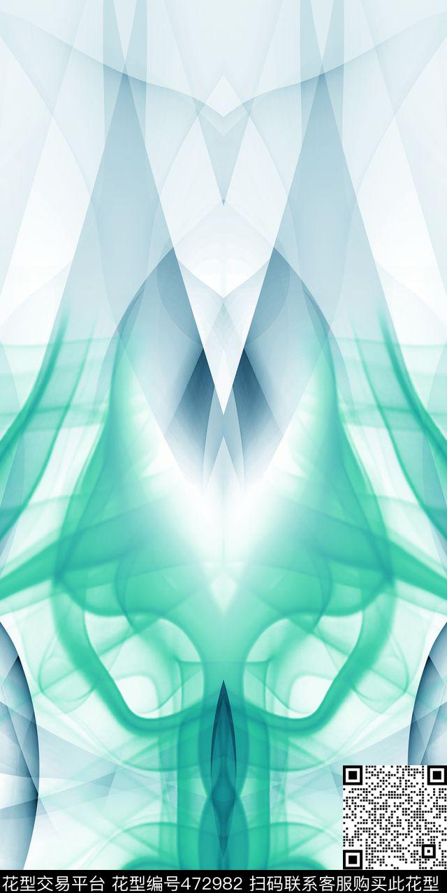 定位烟雾几何数码印花华亿平台下载（图片编号: 472982） - 瓦栏（Walan）