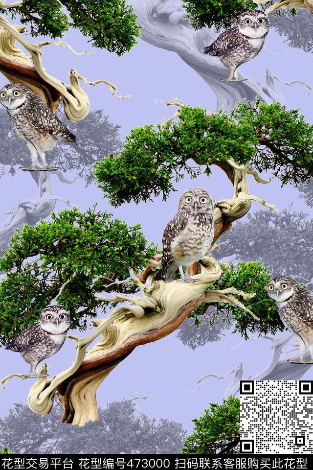 风景盆景植物根雕数码印花华亿平台下载（图片编号: 473000） - 瓦栏（Walan）