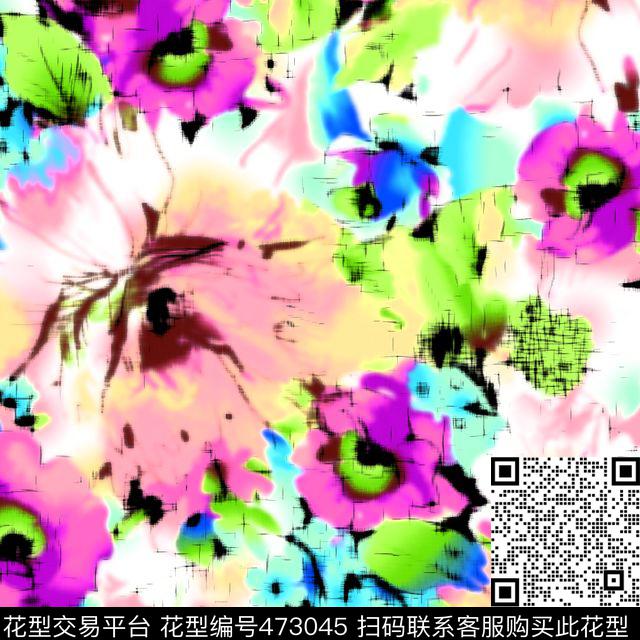 缤纷明丽亮丽传统印花华亿平台下载（图片编号: 473045） - 瓦栏（Walan）