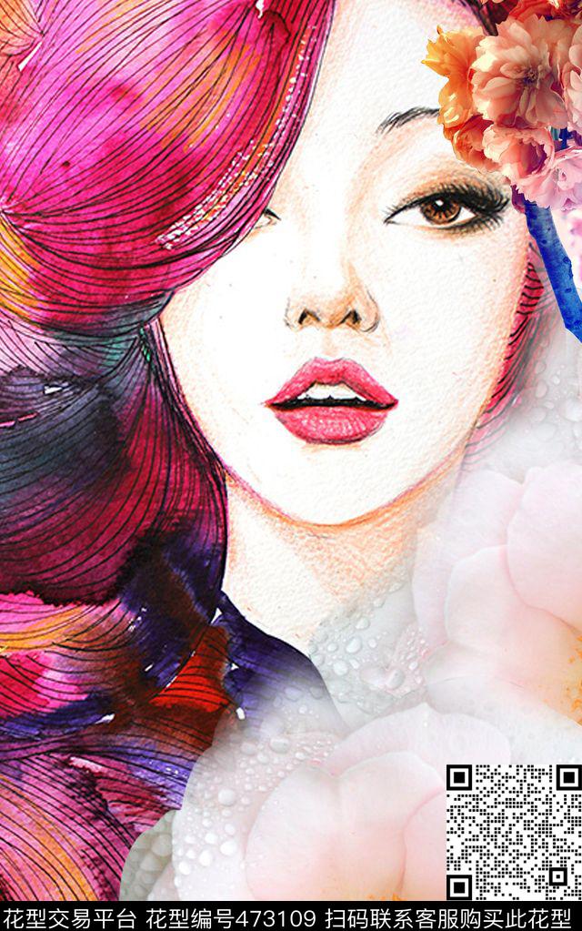 MAX-定位欧美民族风流行时尚T恤印花数码印花华亿平台下载（图片编号: 473109） - 瓦栏（Walan）