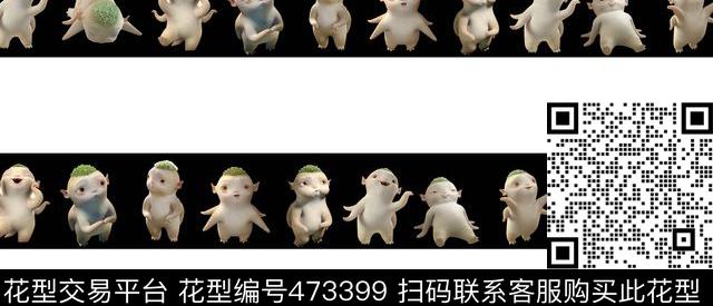 时尚胡巴可爱数码印花华亿平台下载（图片编号: 473399） - 瓦栏（Walan）