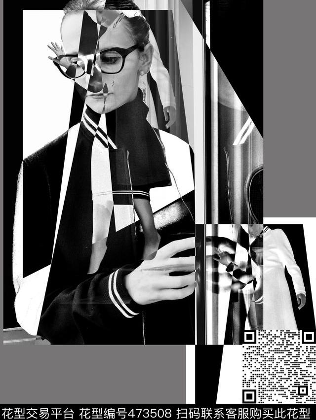 复古解构男装华亿平台数码印花华亿平台下载（图片编号: 473508） - 瓦栏（Walan）