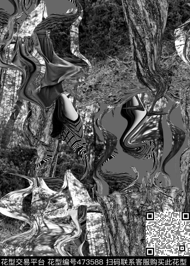 潮流复古男装华亿平台数码印花华亿平台下载（图片编号: 473588） - 瓦栏（Walan）