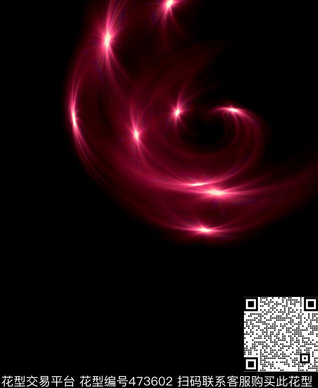 运动光晕发光印花时尚男装男装外套印花传统印花华亿平台下载（图片编号: 473602） - 瓦栏（Walan）