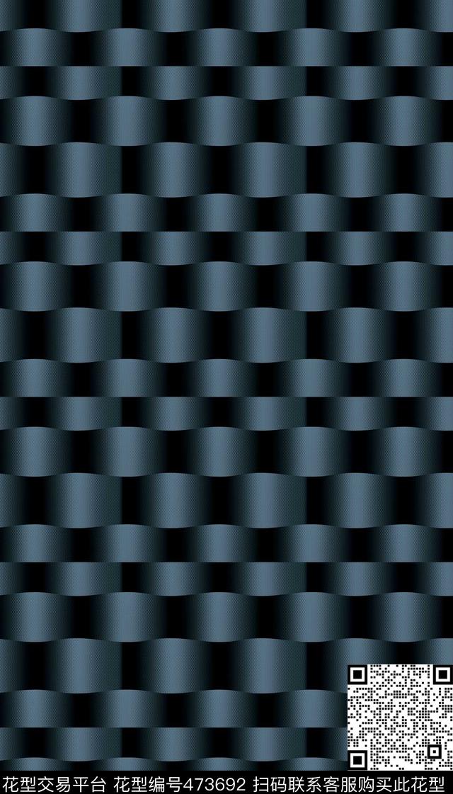 潮流大牌几何3D线条女装传统印花华亿平台下载（图片编号: 473692） - 瓦栏（Walan）