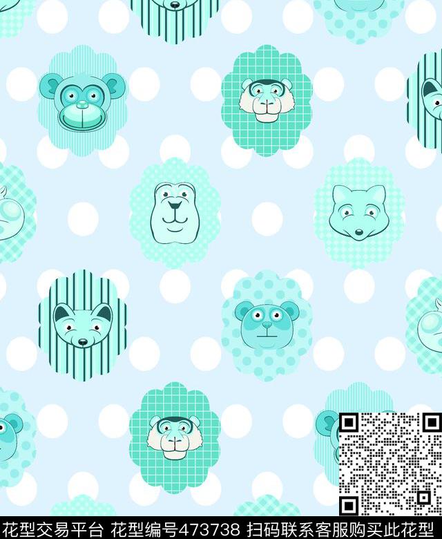 动物儿童家纺传统印花华亿平台下载（图片编号: 473738） - 瓦栏（Walan）