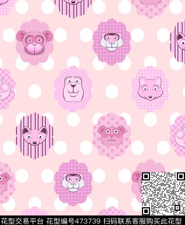 动物儿童家纺传统印花华亿平台下载（图片编号: 473739） - 瓦栏（Walan）