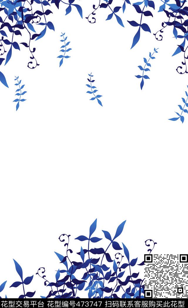 定位花卉渐变传统印花华亿平台下载（图片编号: 473747） - 瓦栏（Walan）