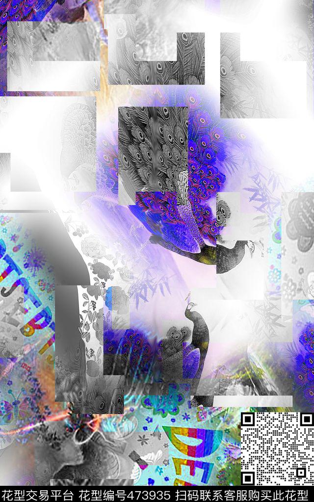 时尚大牌衬衣数码印花华亿平台下载（图片编号: 473935） - 瓦栏（Walan）