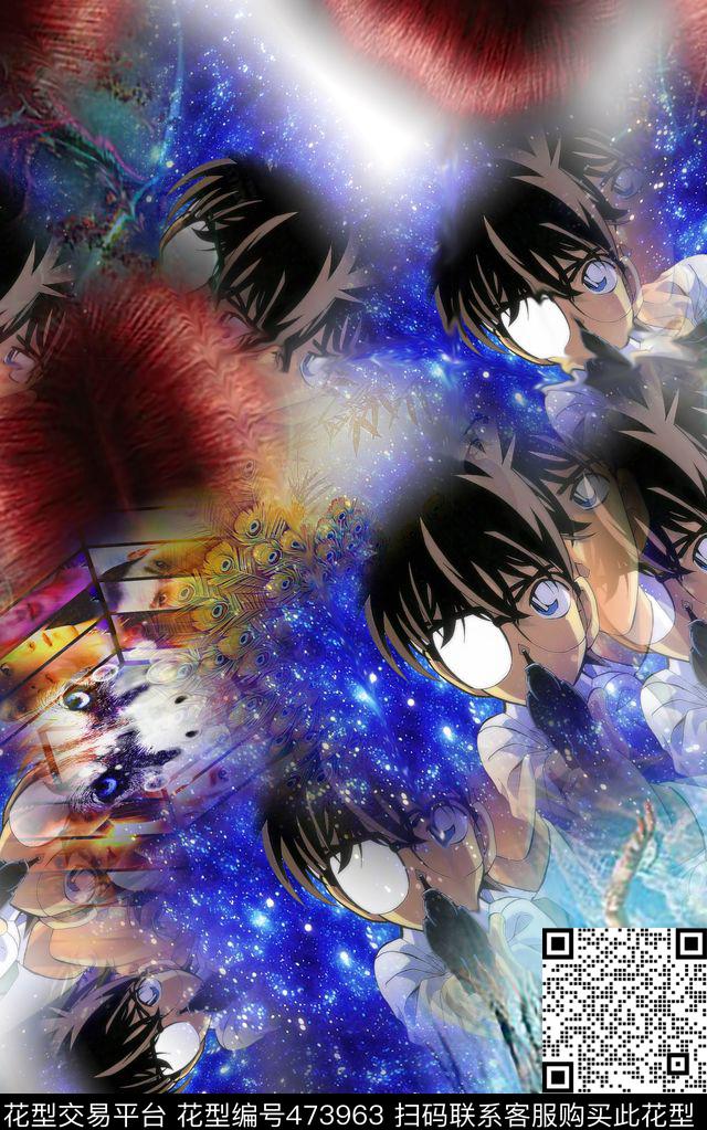 搞怪男装休想数码印花华亿平台下载（图片编号: 473963） - 瓦栏（Walan）