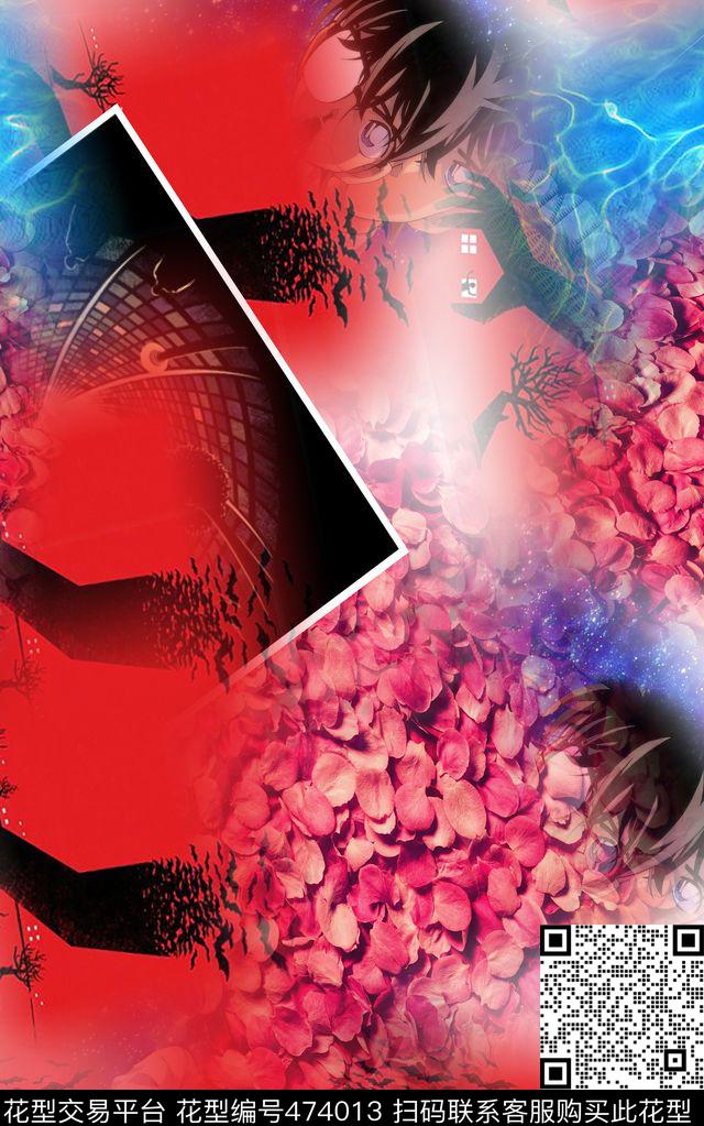 男装休闲血色数码印花华亿平台下载（图片编号: 474013） - 瓦栏（Walan）