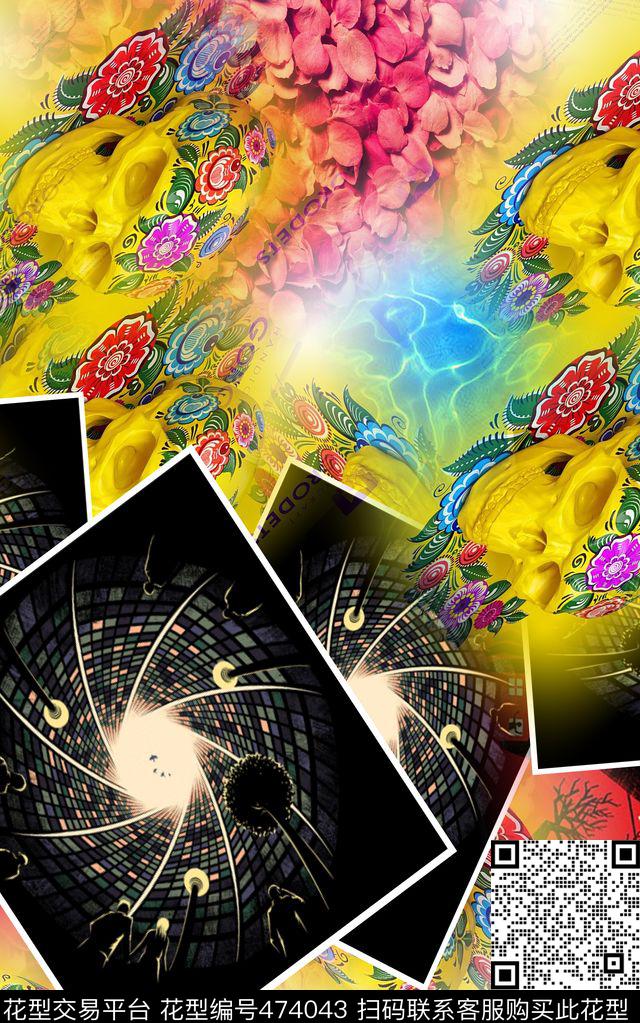 男装孔雀时尚数码印花华亿平台下载（图片编号: 474043） - 瓦栏（Walan）