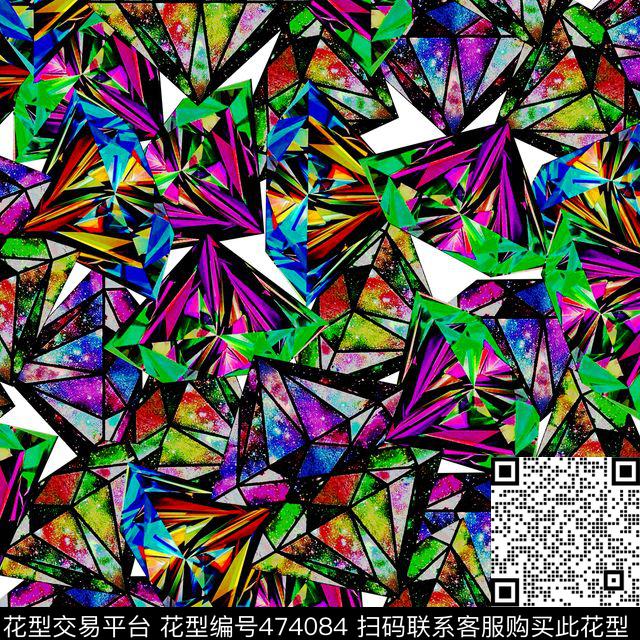 创意服装面料丝绸睡衣数码印花华亿平台下载（图片编号: 474084） - 瓦栏（Walan）