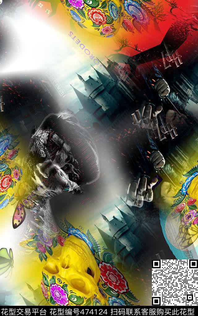 男装衬衣华亿平台数码印花华亿平台下载（图片编号: 474124） - 瓦栏（Walan）