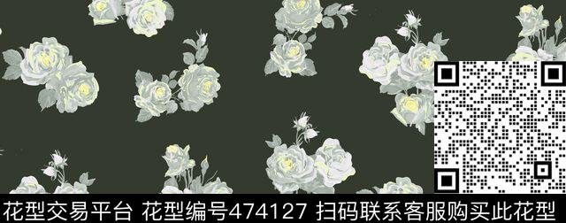 花朵花卉大花传统印花华亿平台下载（图片编号: 474127） - 瓦栏（Walan）