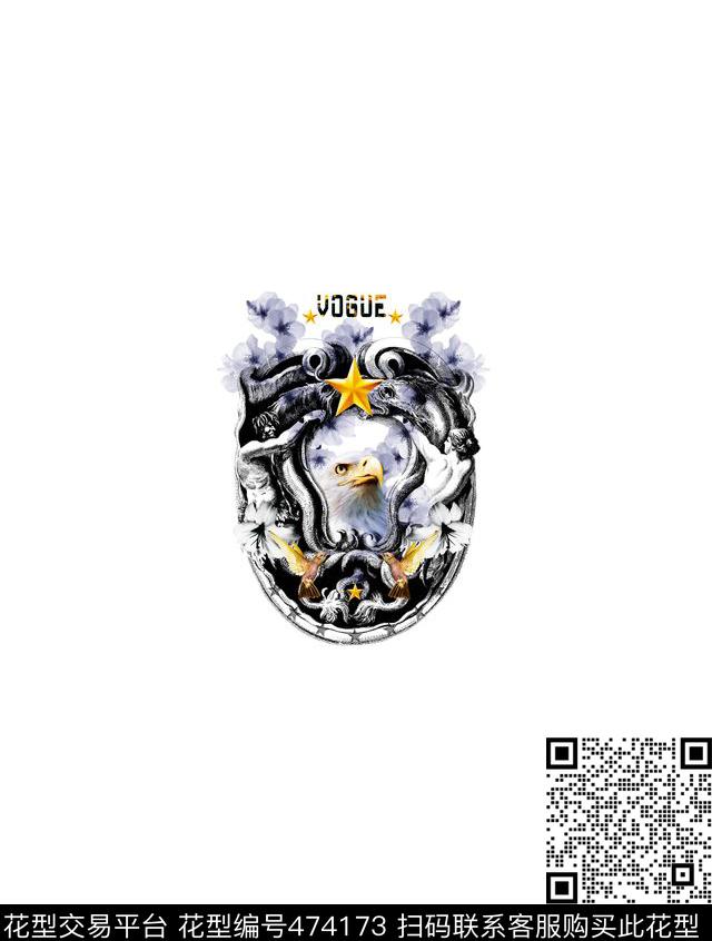 服装鸟欧式风格数码印花华亿平台下载（图片编号: 474173） - 瓦栏（Walan）