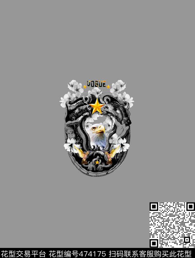 服装鸟欧式风格数码印花华亿平台下载（图片编号: 474175） - 瓦栏（Walan）