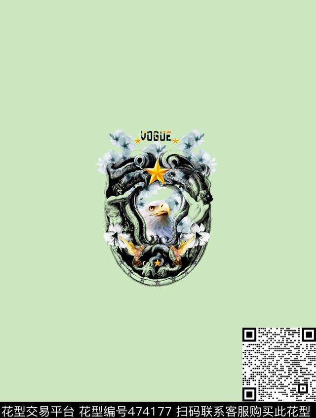 服装鸟欧式风格数码印花华亿平台下载（图片编号: 474177） - 瓦栏（Walan）