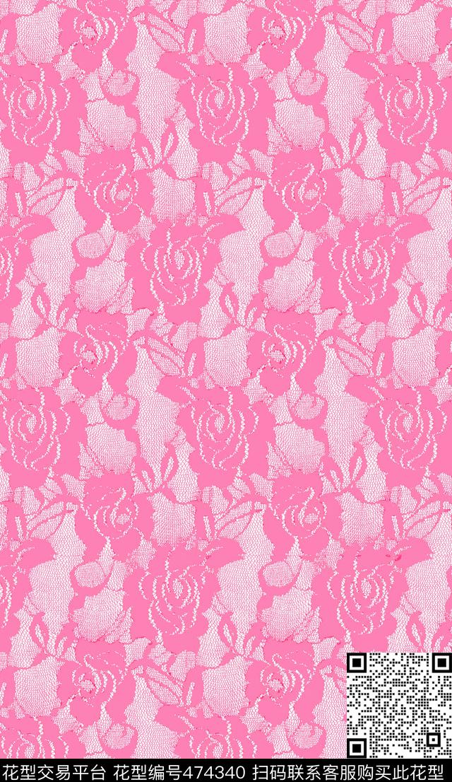 潮流大牌蕾丝底纹女装传统印花华亿平台下载（图片编号: 474340） - 瓦栏（Walan）