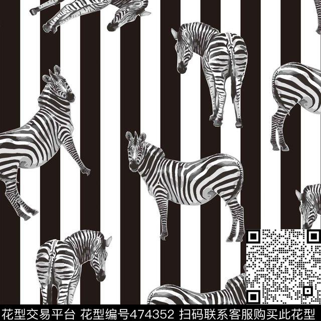 潮流大牌衬衣动物纹传统印花华亿平台下载（图片编号: 474352） - 瓦栏（Walan）