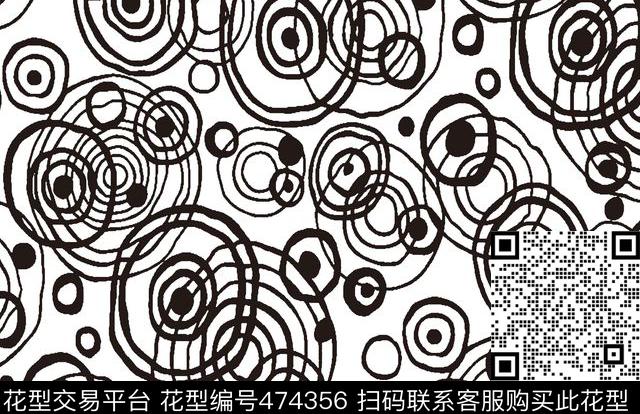 几何波点线条潮流大牌传统印花华亿平台下载（图片编号: 474356） - 瓦栏（Walan）